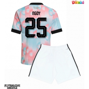 Belgie Nathan Ngoy #25 Dětské Venkovní dres komplet MS 2026 Krátký Rukáv (+ trenýrky)